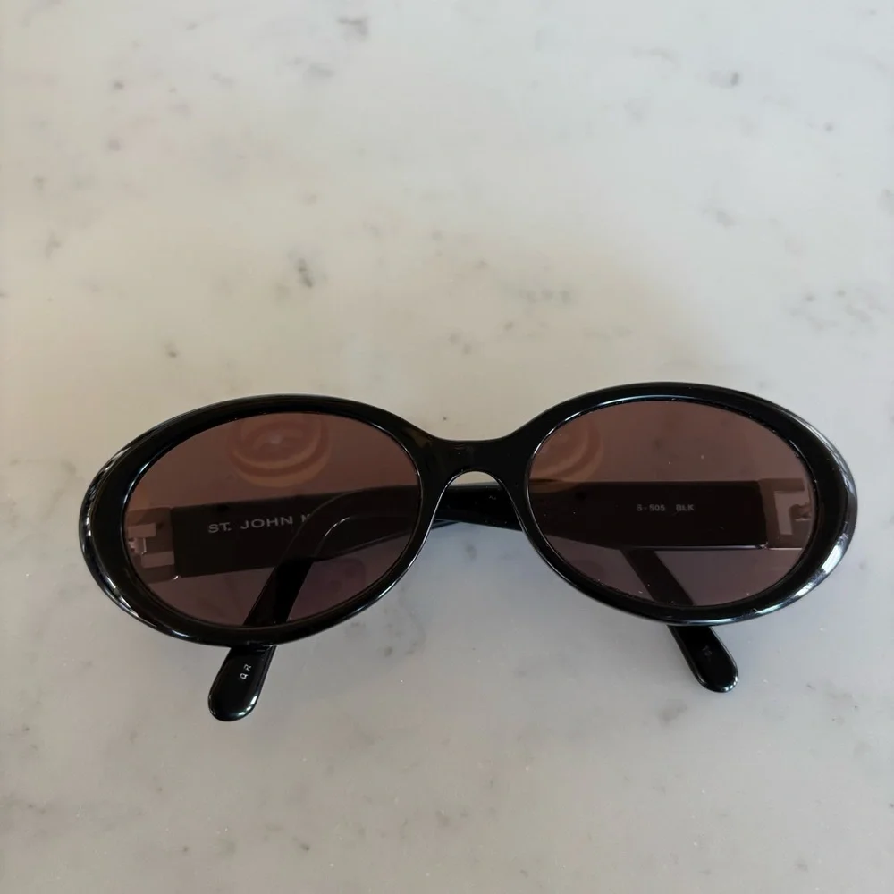 St. John Black Sunglasses